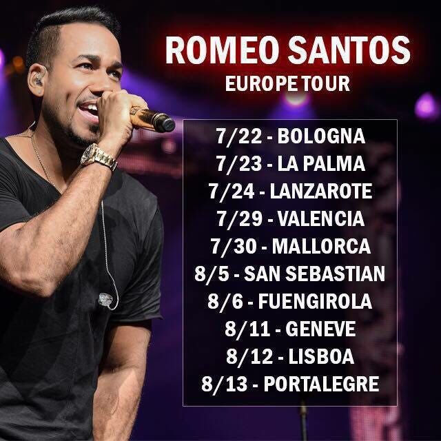 radiotropicalES's tweet photo. ReProgramado @RomeoSantosPage #Europa @radioLVLat https://t.co/D1lX143koe