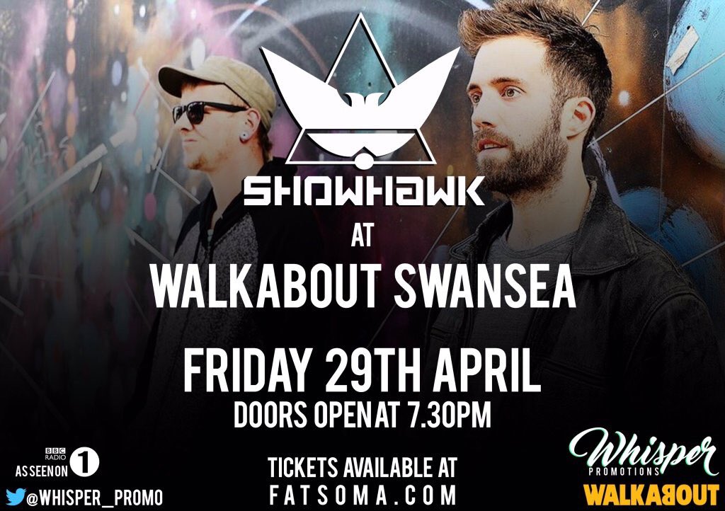 Whisper_Promo's tweet photo. Head over to our #Facebook page and win VIP tickets to see the @TheShowhawkDuo! Tickets: https://t.co/qdwLsjL2c6… https://t.co/x36PHguzoY
