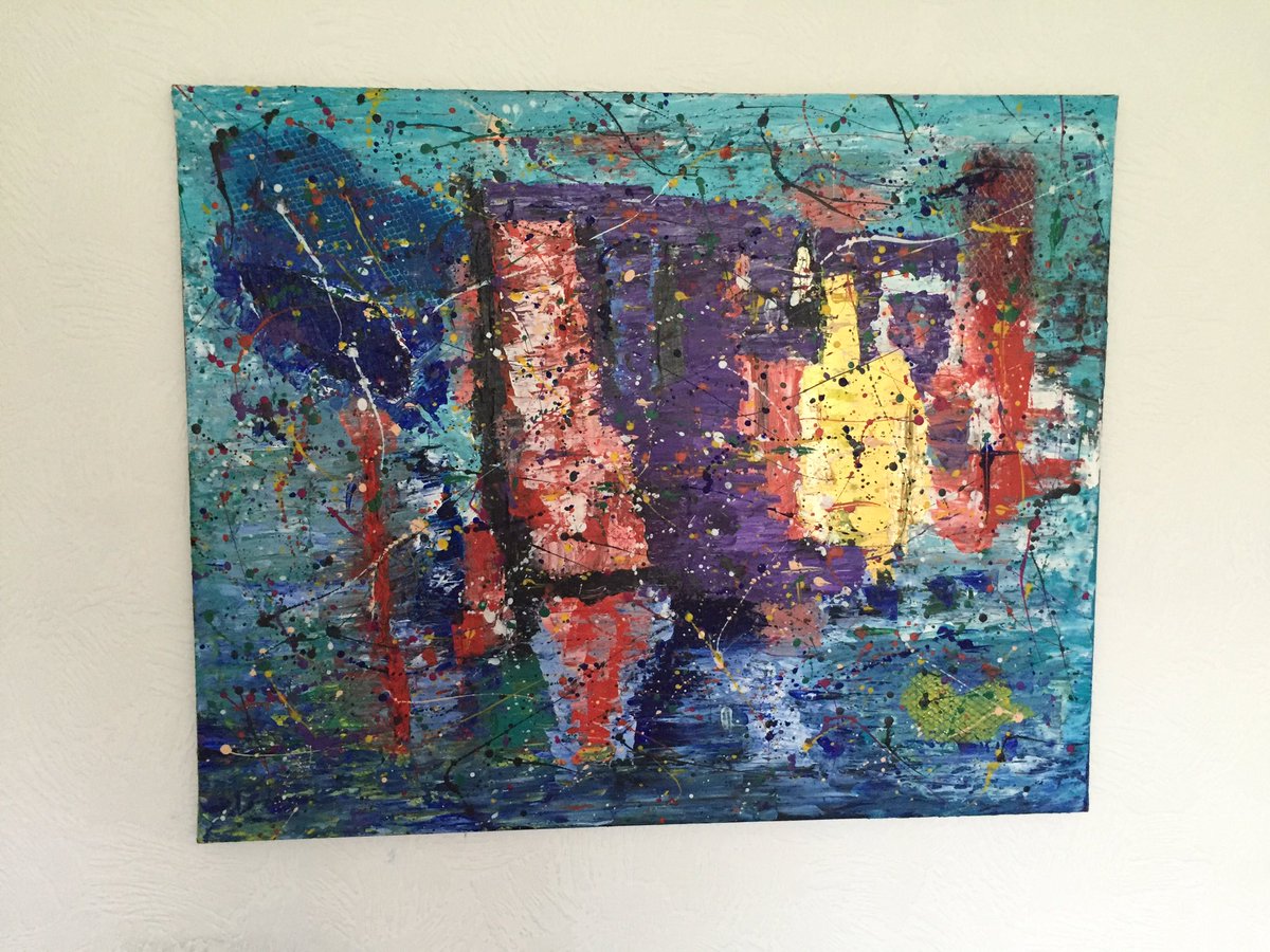 ro3insand's tweet photo. My #abstract #contemporaryart #acrylic #oil #canvas called industrial distortion width 3 ft 40" length 2ft 32" https://t.co/apyL2Yvh0U