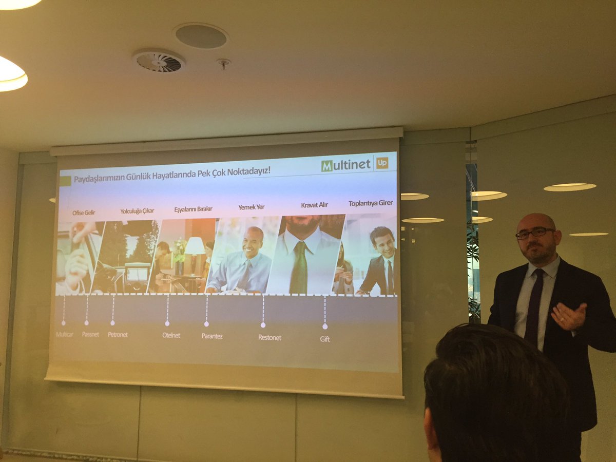 @FintechIstanbul : Multinet ile araba kiralayıp, otel rez yapıp, yemek yedikten sonra alışveriş yapabiliyormuşuz.