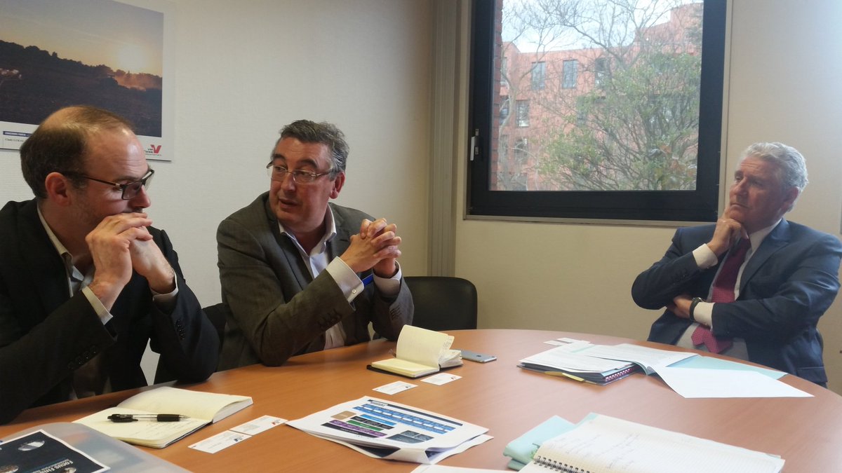 CEEVO95's tweet photo. #ValdOise : Rencontre entre Philippe Sueur,  Président du #Ceevo95 et Jean-Luc Beylat, Président de #Systematic https://t.co/cjFobn98DT