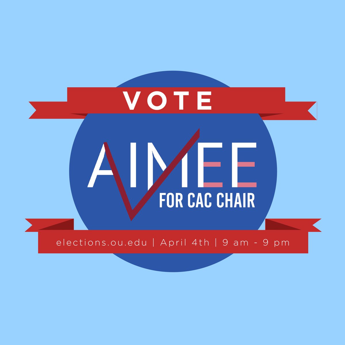 Aimee4CAC's tweet photo. Voting ends at 9p today! Let's vote for our girl one more time!! #aimee4cac https://t.co/cvoxLEUrGM