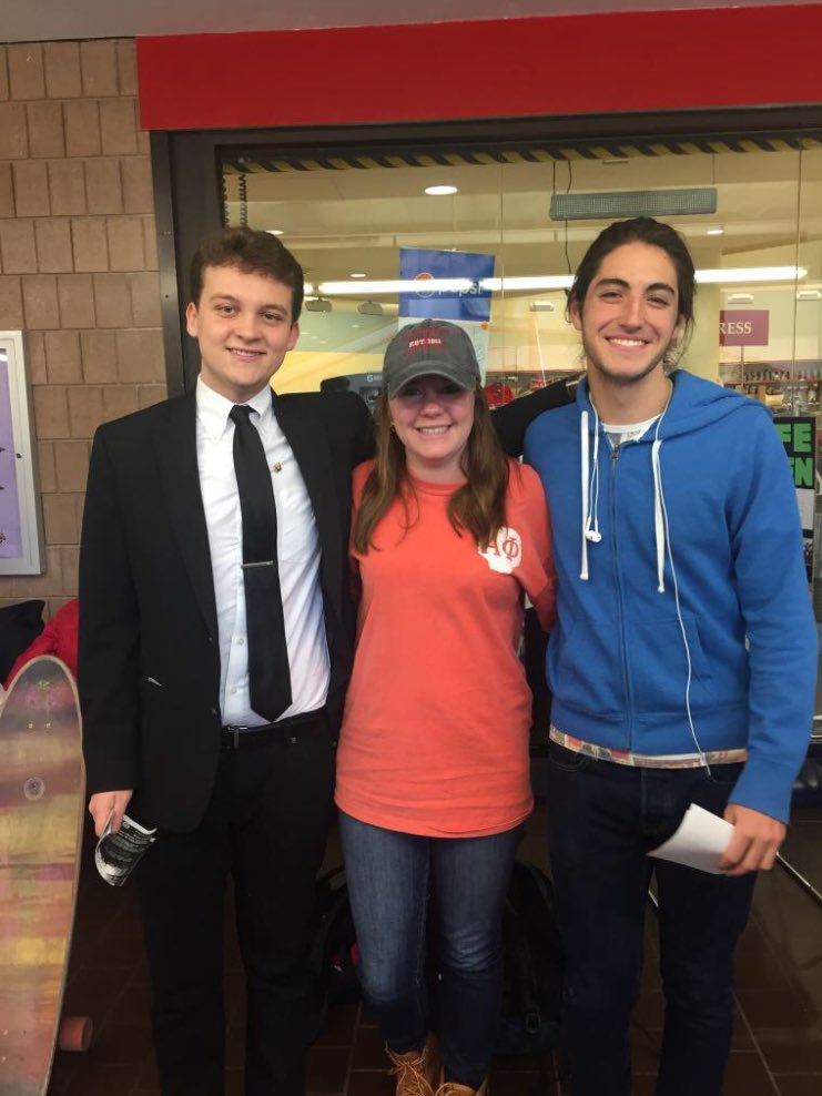 AlphaPhiPlatts's tweet photo. Come visit us tabling with @AlphaSigmaPhiDX in the ACC until 1! #PartyWithConsent https://t.co/GIhNlz0Ssk