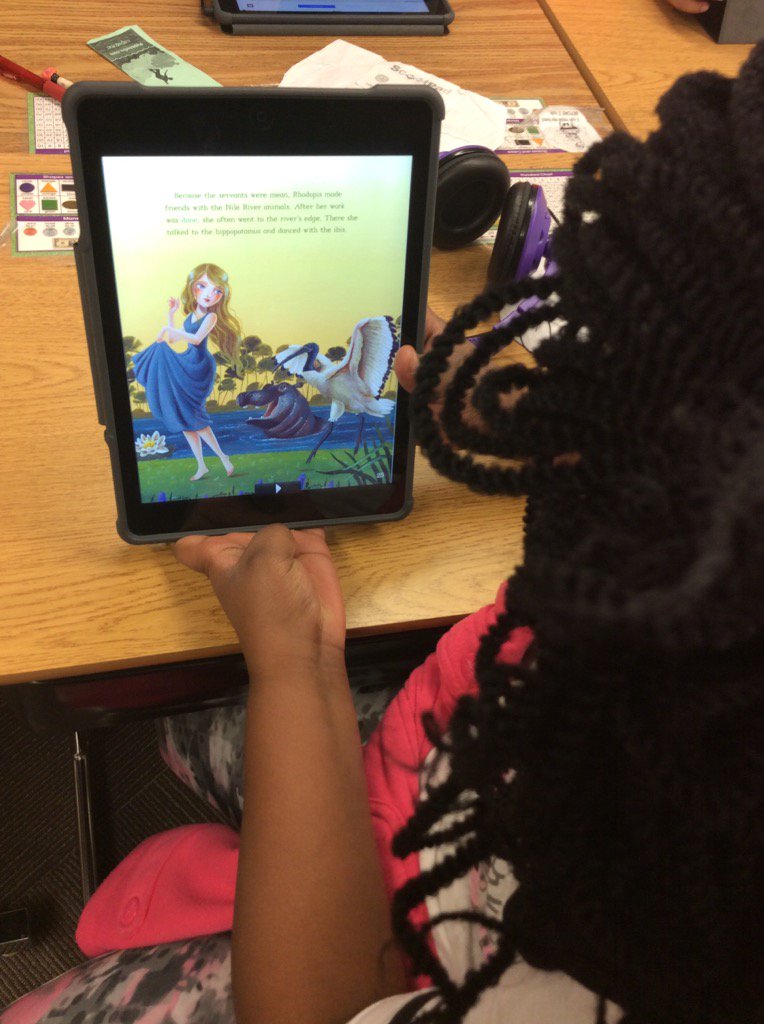 MsCranor's tweet photo. #TheSMSD #capstone #extending #folklore Reading the Egyptian Folktale of Cinderella Rhodopis after @JCCCtheatregroup https://t.co/GWDbm7mbfD