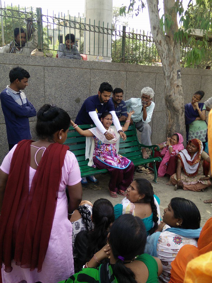 enactusdcac's tweet photo. No longer the weaker sex! Self-defense training &amp; other precautions ensured for #adhikaar #She_Drive! @enactusindia https://t.co/Li8LStCEHG