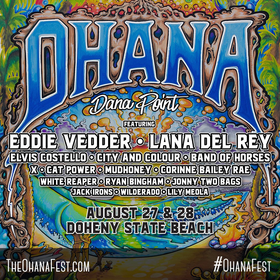 kellyslater's tweet photo. My friend Eddie Vedder and others are playing @TheOhanaFest this August. Details here - https://t.co/898DK8UhL0. https://t.co/D5p3iiq53E