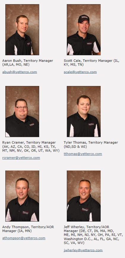 Have questions on your Yetter Products?  Your Yetter Representatives can help! yetterco.com/about-us/key-c…