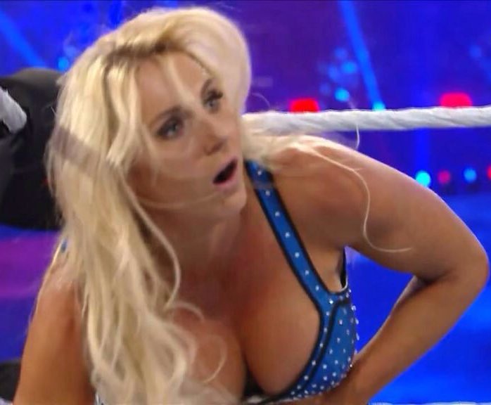 #WrestleMania HIGHLIGHT:Charlotte Nip-Slip!!! 