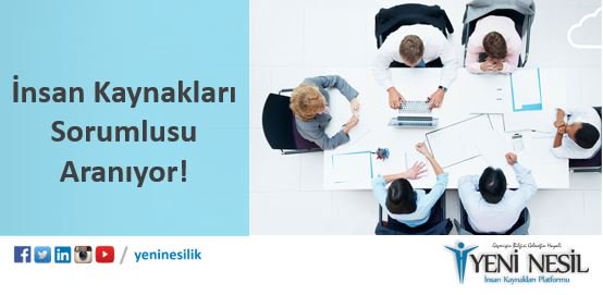 İK Sorumlusu Aranıyor!

Başvuru için; goo.gl/gEvr4f tıklayınız.
#yeninesilik #insankaynakları #işilanı