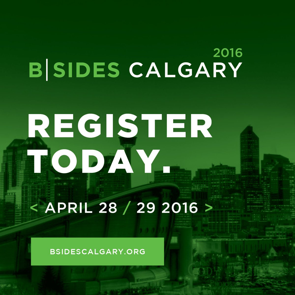 bsides_calgary's tweet photo. Have you registered for #BSideCalgary yet (April 28 & 29)? Tickets are going fast. Register: https://t.co/46rEXN8gNC https://t.co/Nnw7T4CFaf