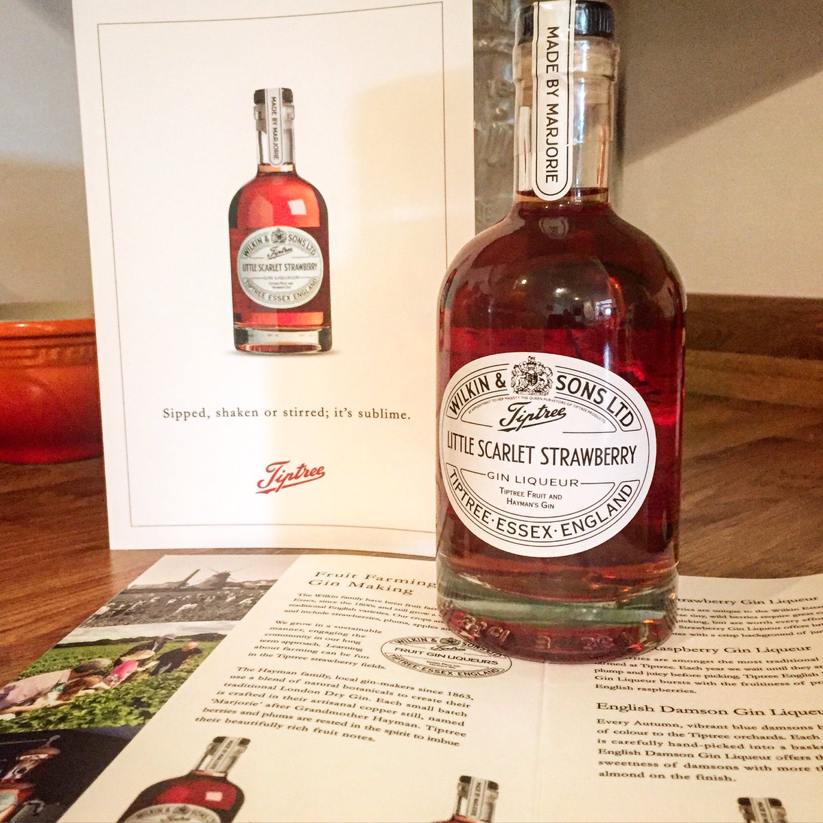 TheGinLordUK's tweet photo. Thank you @tiptree - this is something else! Check out my Instagram page for more! #gin #ginliqueur #strawberry https://t.co/NIHOQIiUKO