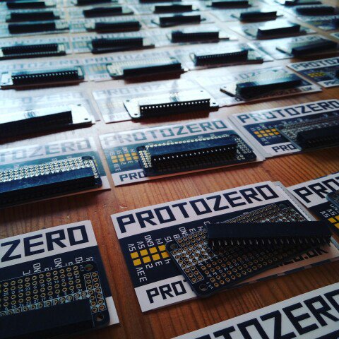 Average_Maker's tweet image. Bagging up the shop batches! #RaspberryPi #ProtoZero