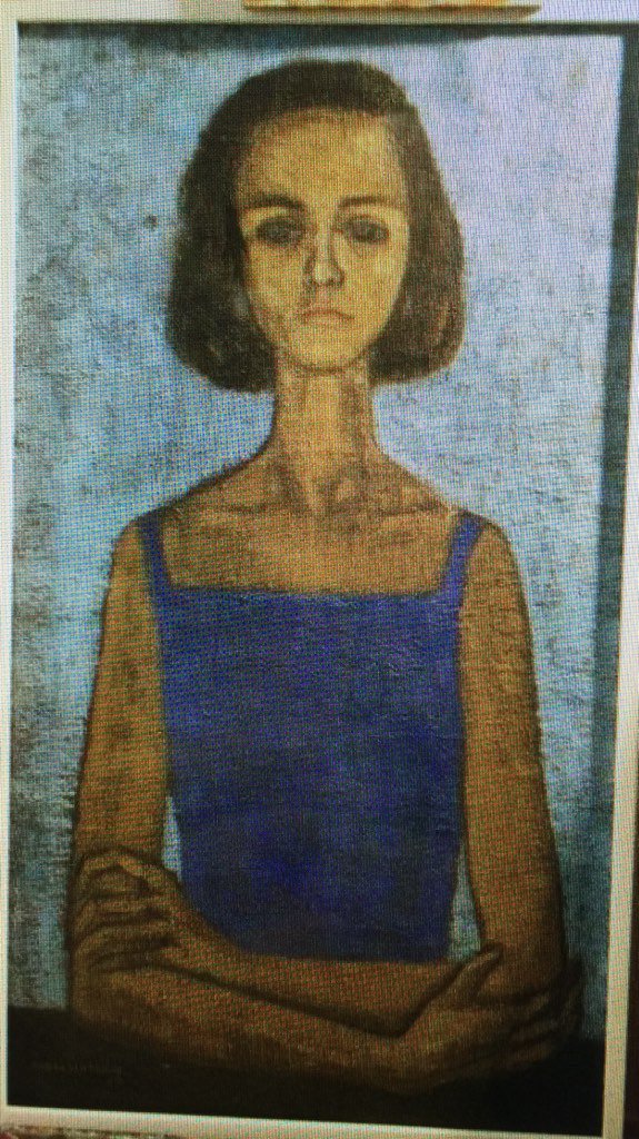 SSantiagosegura's tweet photo. Siempre me fascino este retrato al óleo que Elena Santonja le hizo a Chus Lampreave.
Imagino que en San Fernando. https://t.co/zYrUGSj7rl