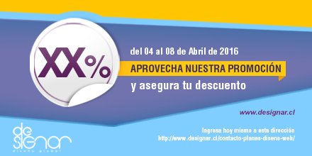 deSIGNAR_'s tweet photo. Mira nuestros descuentos por promoción. Ingresa a https://t.co/gjf3ld7qqa 
#webdesign #diseñoweb #santiagodechile https://t.co/j4U4WsC5fA