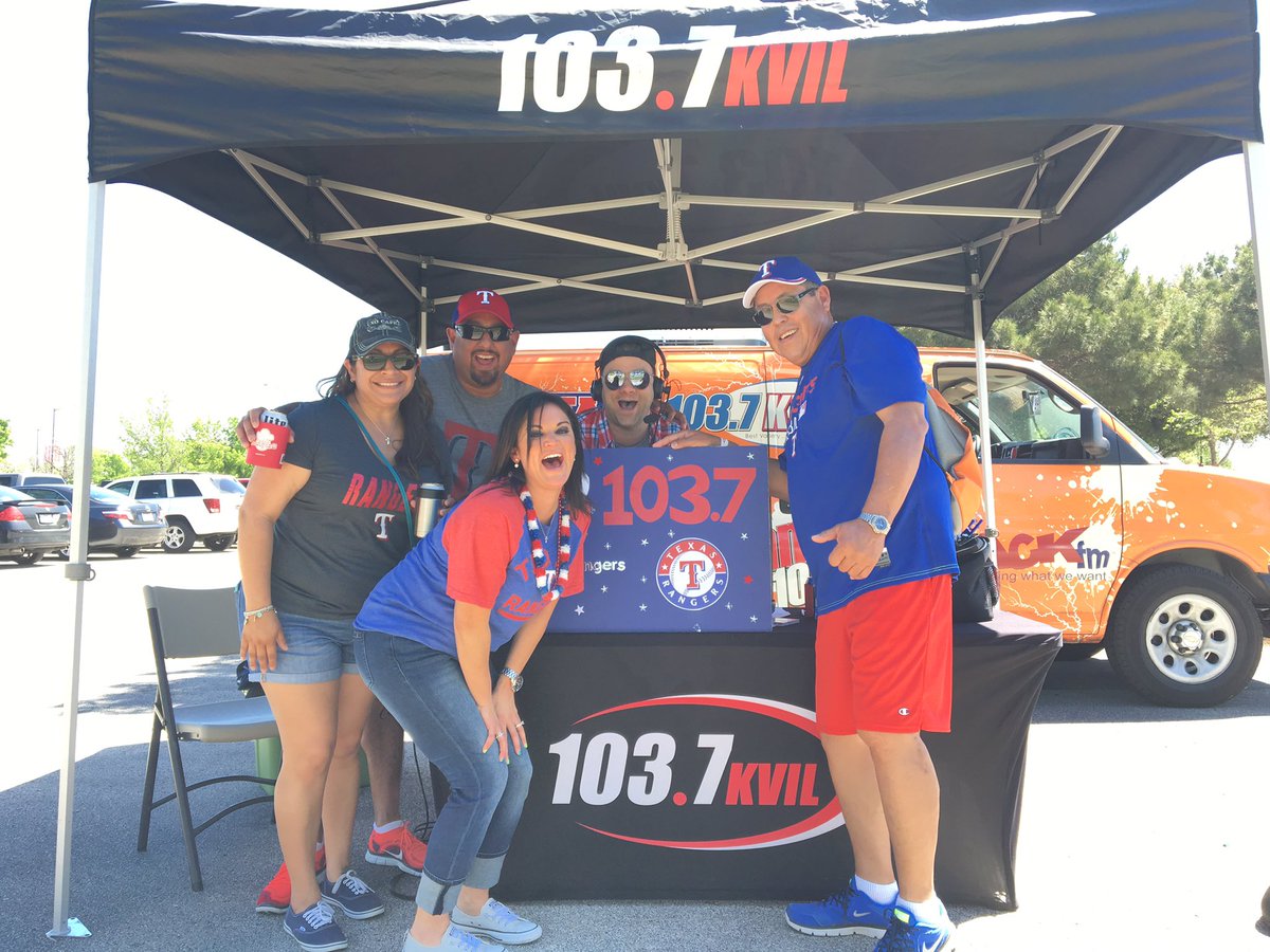 #RangersOpeningDay with <a href="/kannonradio/">Kannon with a K</a> and <a href="/sybil1037/">Sybil Summers</a>!