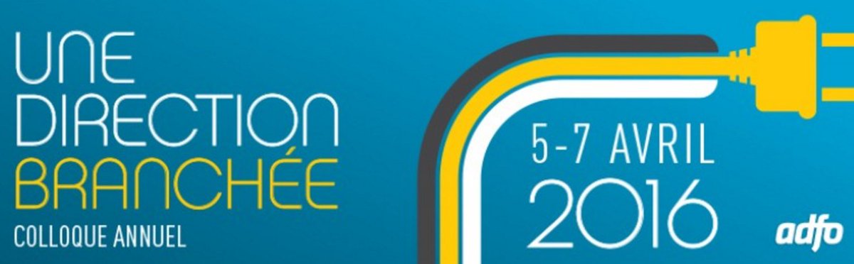 Nous serons présents au colloque @ADFO_ qui débutera demain pour trois jours. Au plaisir de vous y voir nombreux!