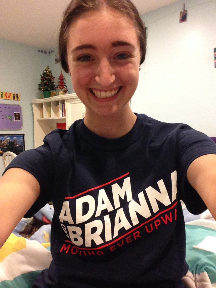 AdamandBrianna's tweet photo. Thrilled to see Brianna's little sister @mduda326 #MovingEverUpward with us all the way from St. Louis! π» https://t.co/RHE9zrwvBv