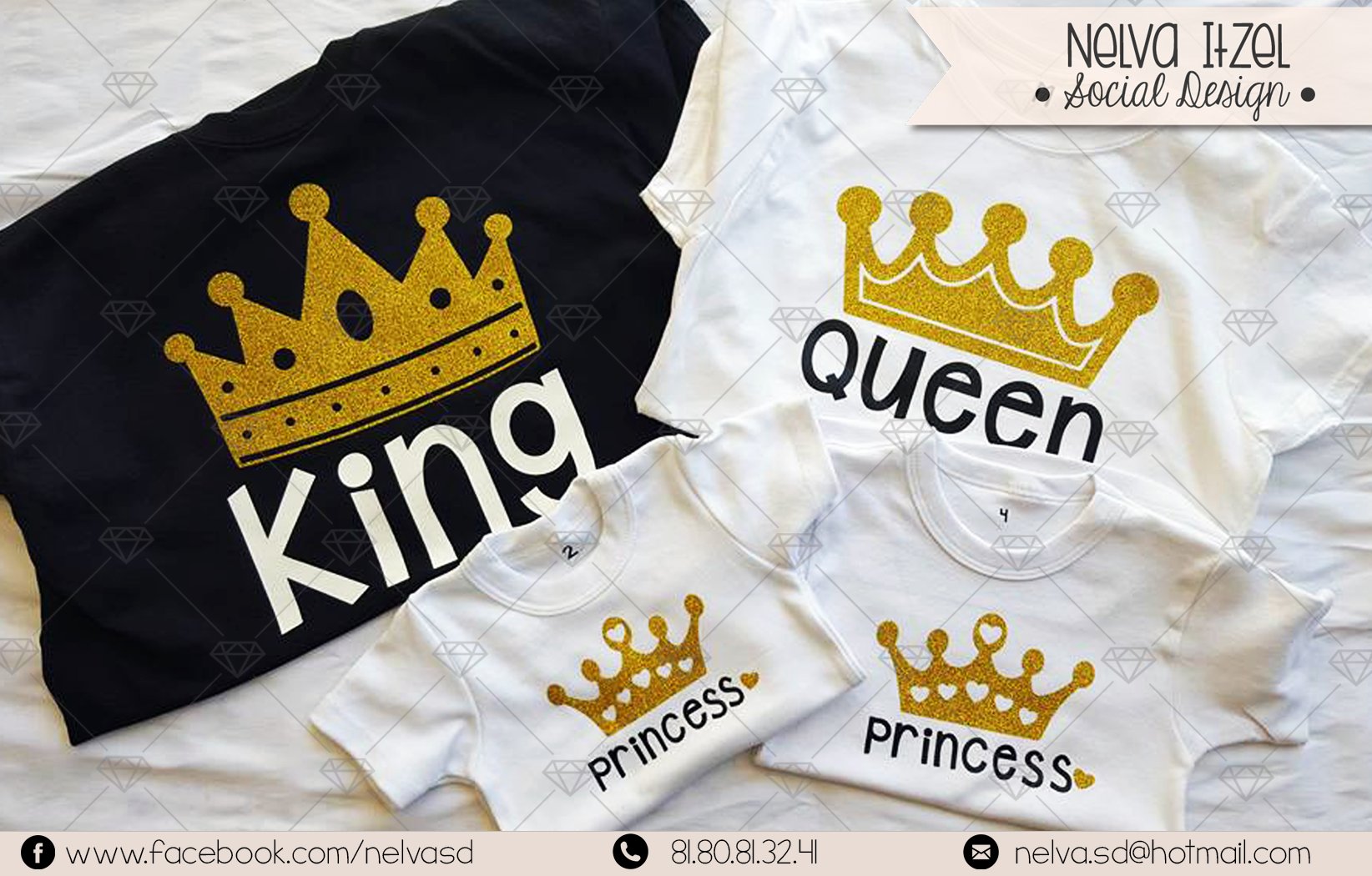 Nelva Social Design on X Playeras con corona dorada Envos a la Republica Mexicana playeras mty social design https t vuYdL4p89Z X