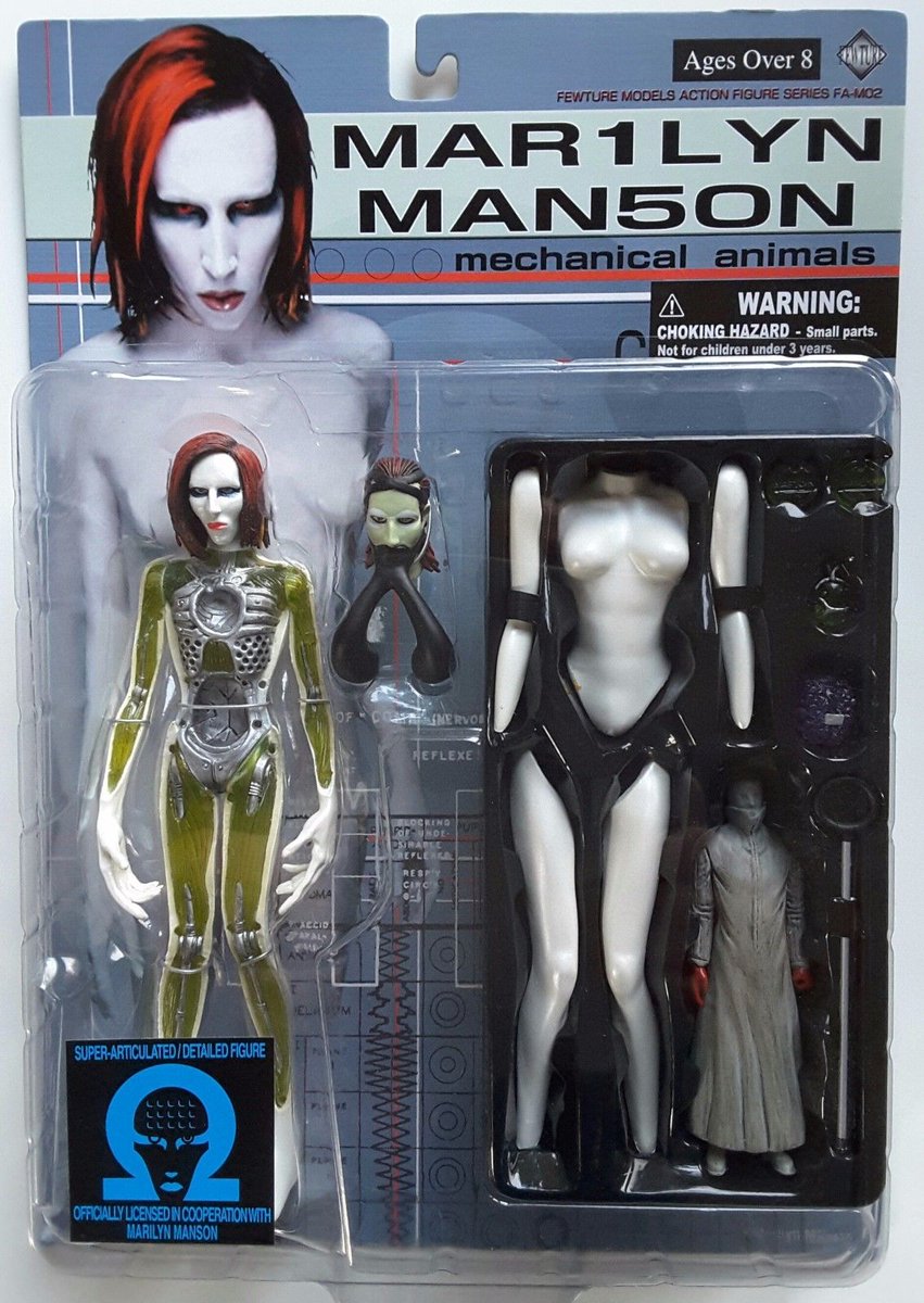 PinupStickers's tweet photo. #MARILYNMANSON #MechanicalAnimals #ActionFigure from #TheDopeShow #PlasticFantasy https://t.co/mNIay8H5Lj via @eBay https://t.co/Qk10ZSO5pW