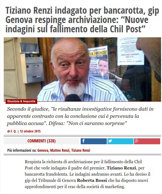 fforzano's tweet photo. #panama Ovviamente spuntano le aziende di babbo #Renzi. Magari finanziate col fido non restituito #chilpost https://t.co/4bWzd59P9x