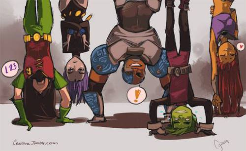 "C'mon Star! Stop showing off."