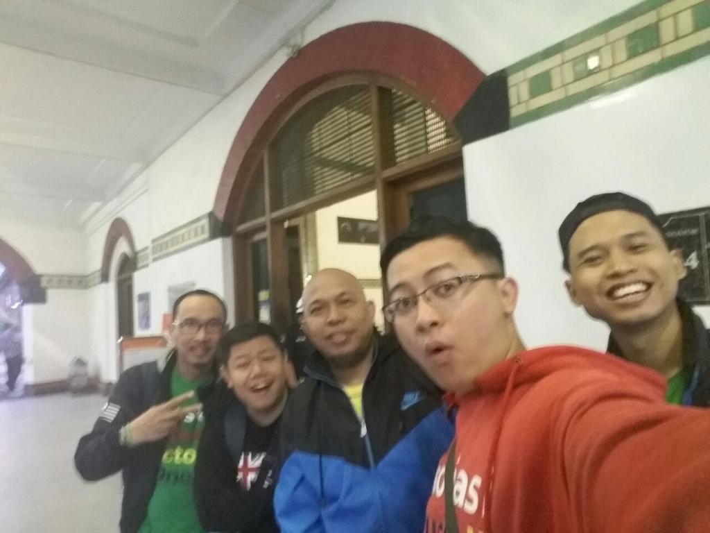 Wow akhirnya pagi ini siap olah raga @NRD2016 slm olah raga