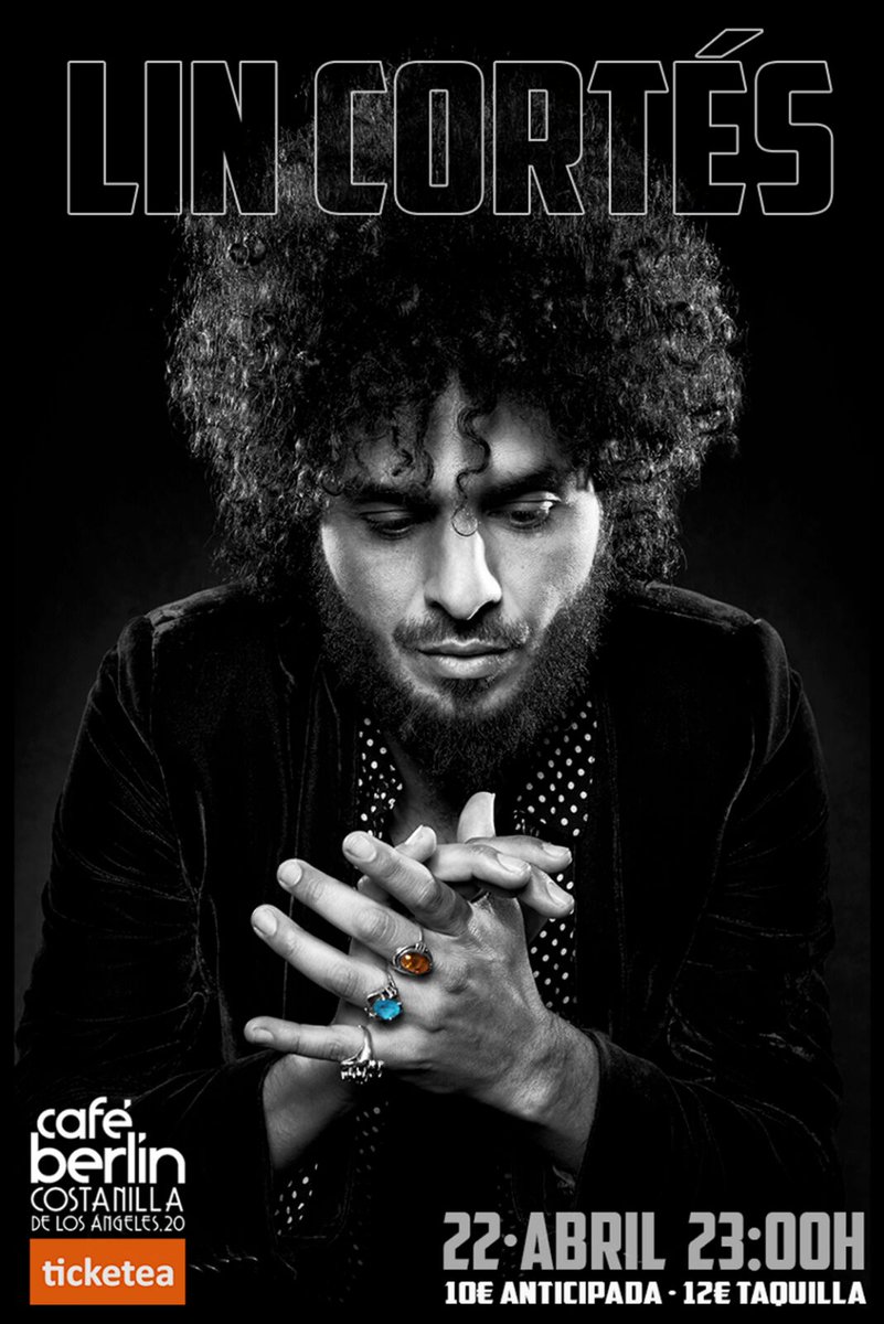 linncortes's tweet photo. Concierto en MADRID 

LIN CORTÉS + invitados 22 de abril en el nuevo CAFÉ BERLÍN 
entradas 👉 https://t.co/HR3OzQH3kY https://t.co/GDXL9J9J2c