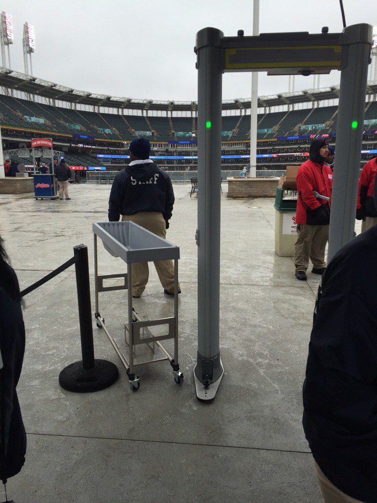 AEPenguin's tweet photo. When you are first in line, but they postpone game........ @RedSox #NotOpeningDay https://t.co/0TO8Uz0PZL