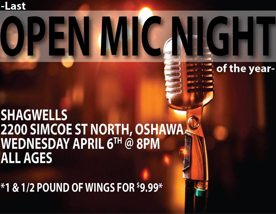 The last open mic of the school year is upon us! Come hangout eat some food and support some awesome local music!!