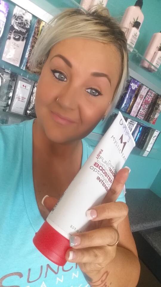 Want color quick? #Mystic #SunchainTanning #SprayTan #Tanning #Tan