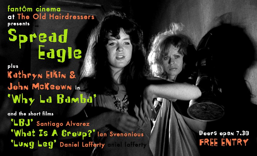 Free Spread Eagle gig this Sat 9th April... plus screening of Lungleg gig from medieval times... amen