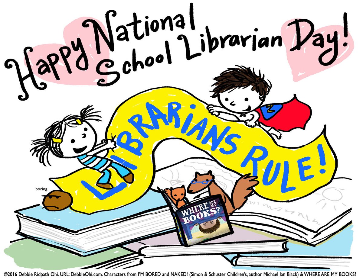 Happy National School Librarian Day! #nationalschoollibrarianday