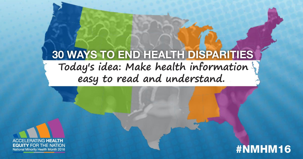 Make health information easy to read and understand