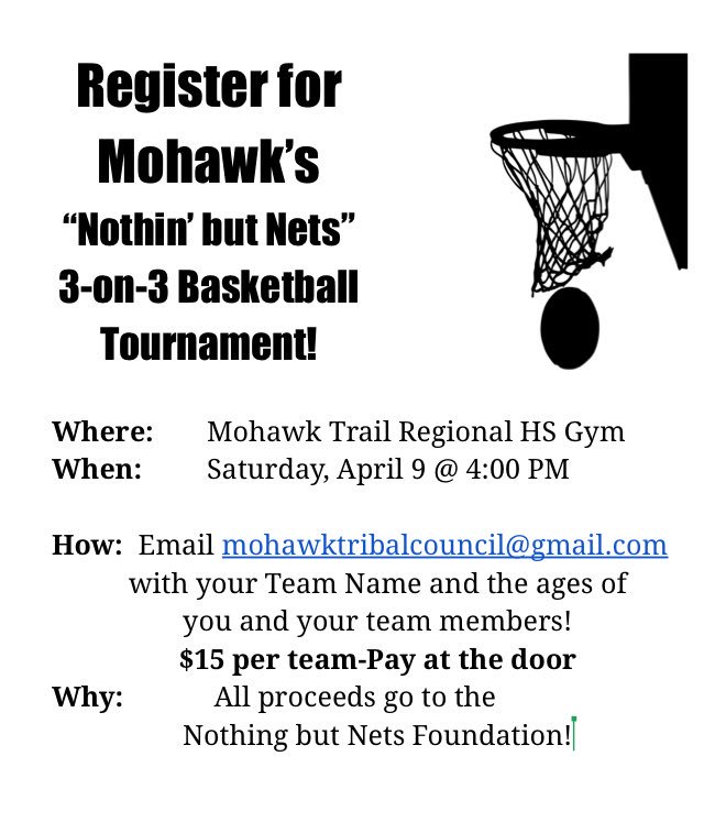MohawkStuCo's tweet image. Please spread the word so we can get as many teams as possible for the tournament next weekend!!🏀