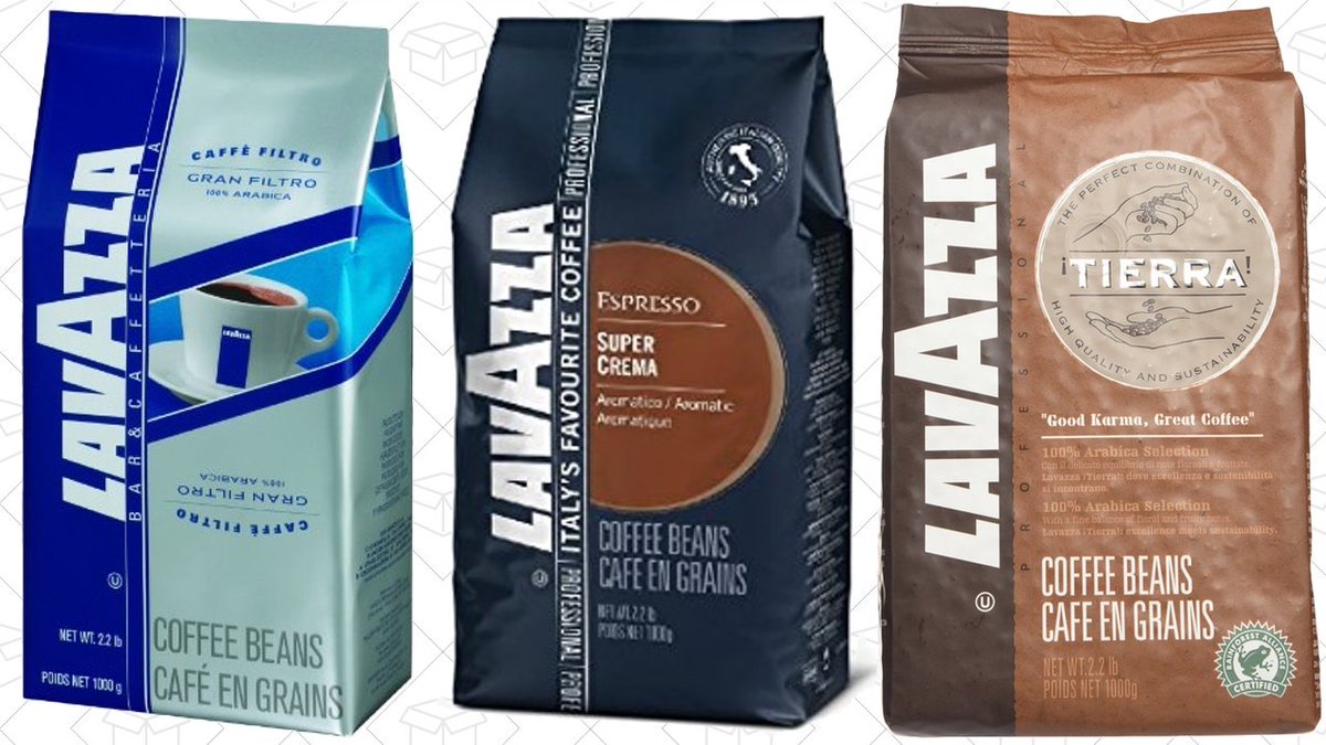 KinjaDeals's tweet image. Save an extra 25% on your favorite Lavazza coffee beans, courtesy of Amazon. deals.kinja.com/save-an-extra-…