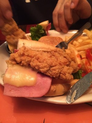 pourboston's tweet photo. It's National Chicken Cordon Blue Day!  Celebrate with @pourboston #cheapeatsboston, #NationalCordonBleuDay https://t.co/1gmiklUtrv
