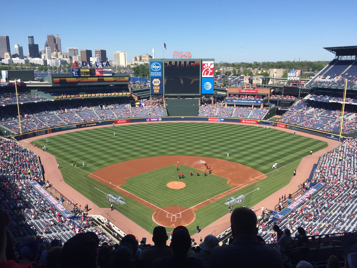 April 4, 2016 Opening Day at Turner Field, the home of the Atlanta