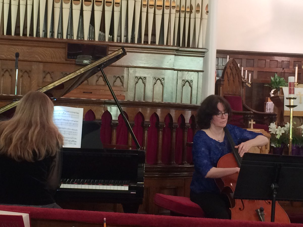 #TrinityBellefonte's new Concert Series began Sunday with Int'l recording artist and cellist Kim Cook. More coming!