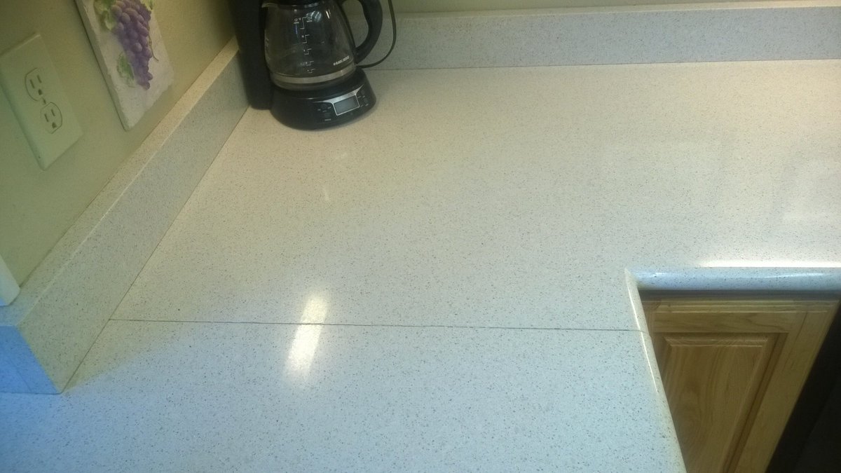 newcreationsusa's tweet photo. Repaired this customers seam they had in their quartz countertop, yes we can repair almost any countertop! https://t.co/KqtOYKFN5p