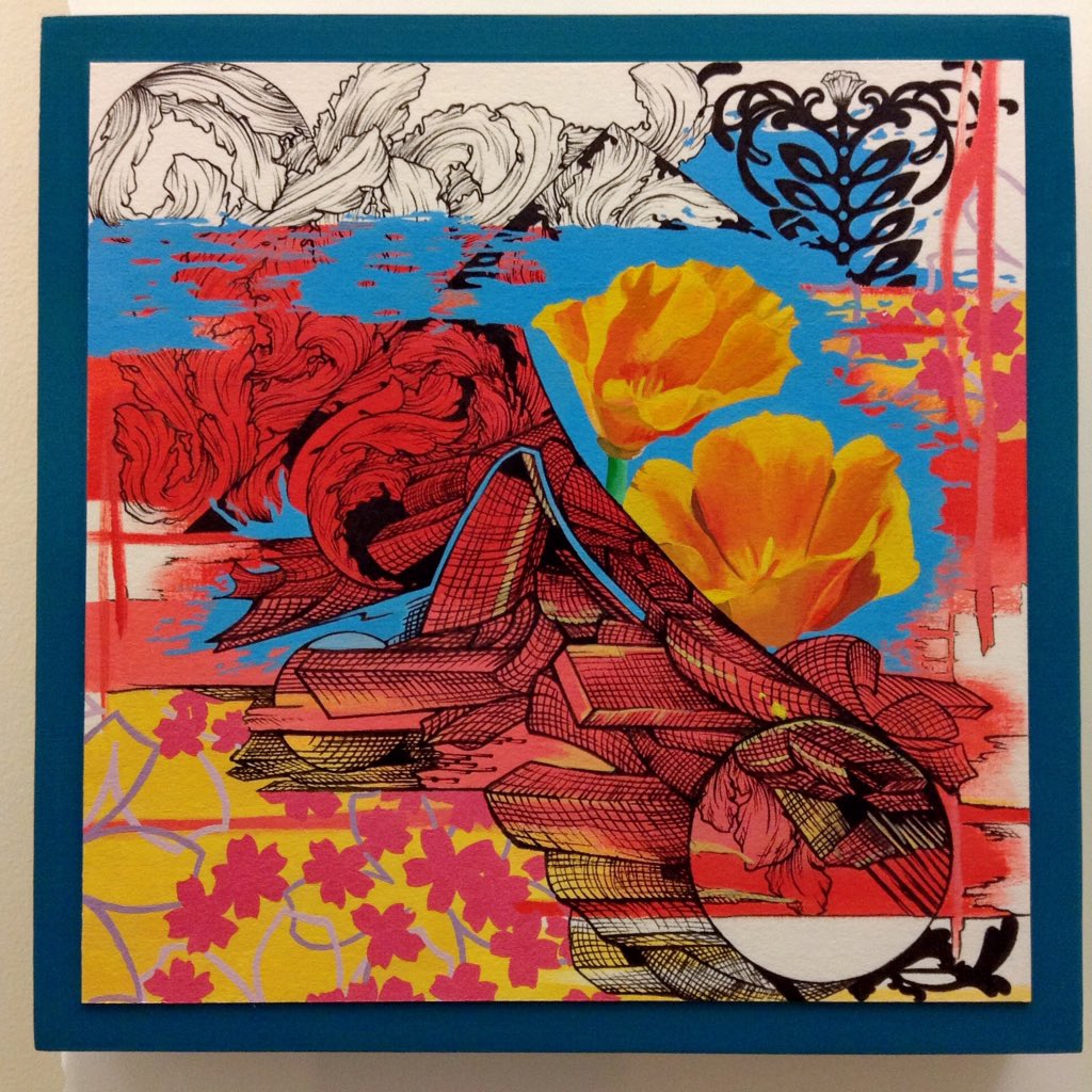 ShannonRivers_'s tweet photo. 12x12 mix media on birch panel #art #paintings #artist #illustration #flowers #micron #goldenacrylics #drawing https://t.co/uMPAmOnCYC