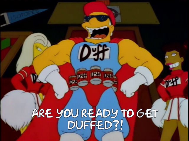 Image result for are you ready to get duffed