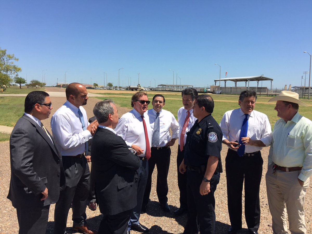 RepCuellar's tweet photo. This pm I toured #WorldTradeBridge in Laredo w/ @TxDOTCommission's J. Bruce Bugg, Laredo, Webb Cty, state reps, @CBP https://t.co/NLagPntX34
