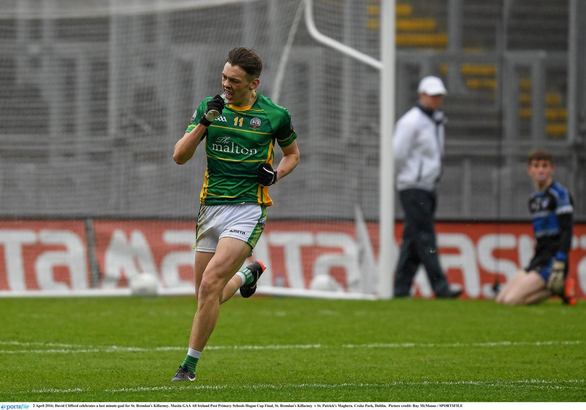officialgaa's tweet photo. RT to vote David Clifford of St Brendan's Killarney (@Kerry_Official) as GAA.ie Football Player of the Week! #GAA https://t.co/bLluS3U8DR
