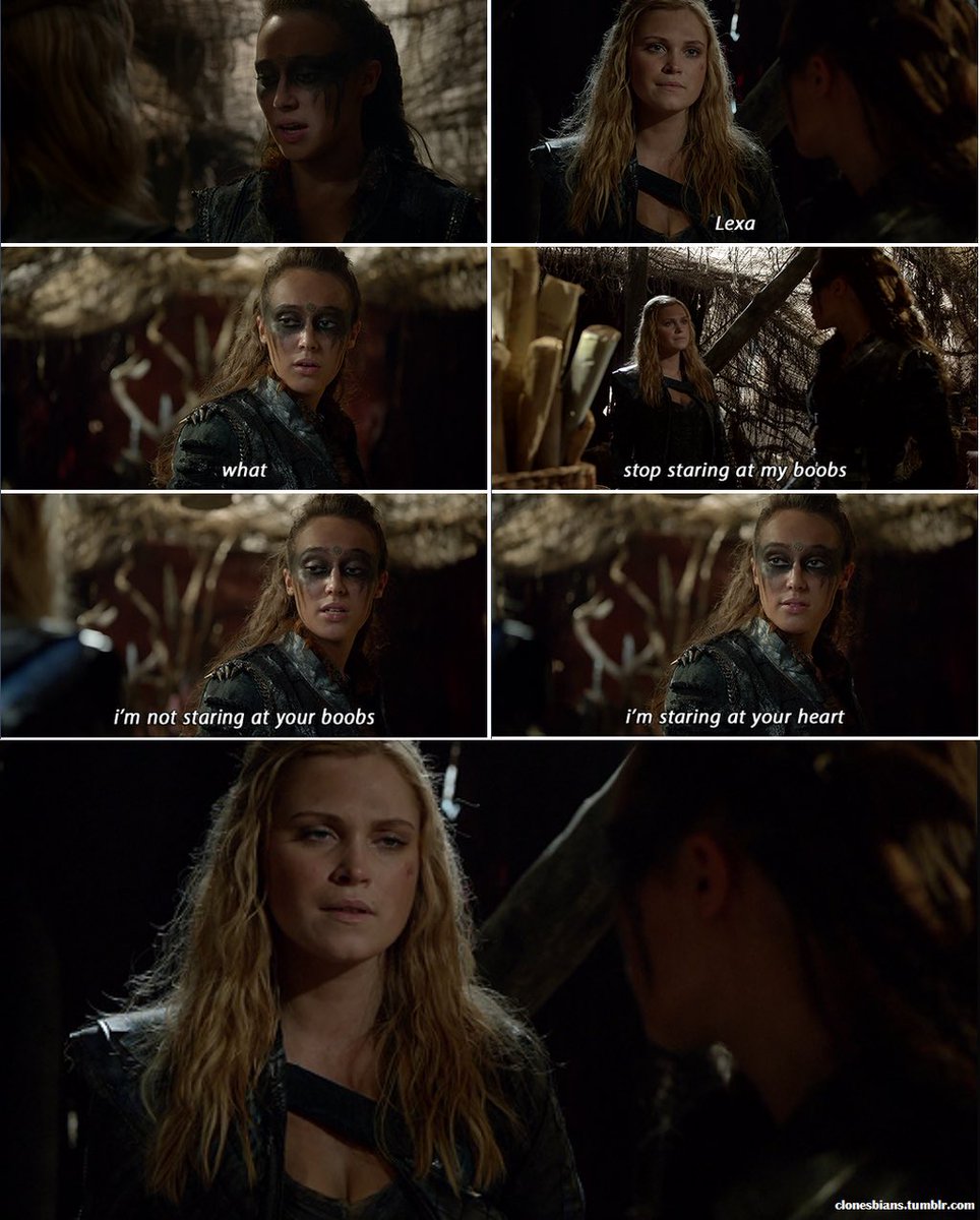 VarallaiKitti's tweet photo. Omg😂😂 just so funny #the100 #the100Lexa #Clarke #ClexaMode #Comedy 💯 https://t.co/fxIOVn1Rvl