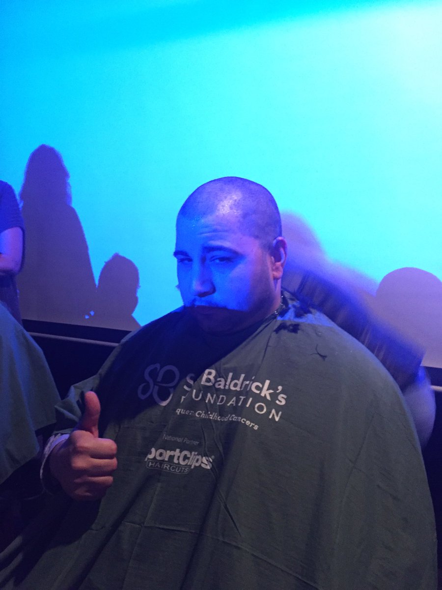 WebHouseHQ's tweet photo. @servicenow sends their reps to shave for Childhood Cancer research. @Ultrachamps https://t.co/bz0t7j5vMw