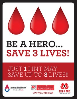 American Red Cross is in need of blood! #beaherodonateblood @AmericanRedCross