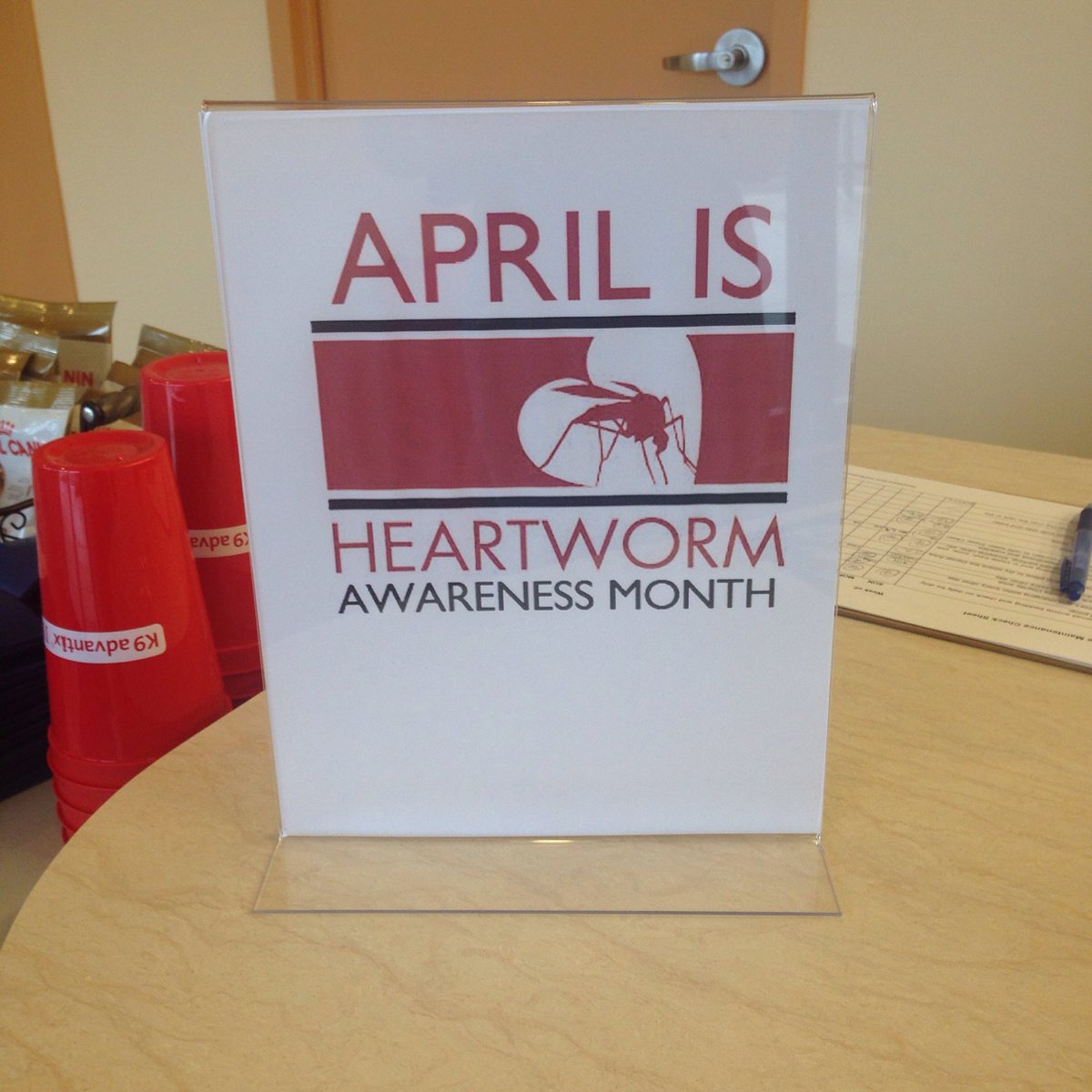 TangoAnimalHosp's tweet photo. April is Heartworm Awareness Month come to @TangoAnimalHosp and get your pet tested ! https://t.co/uRwNYIooj4