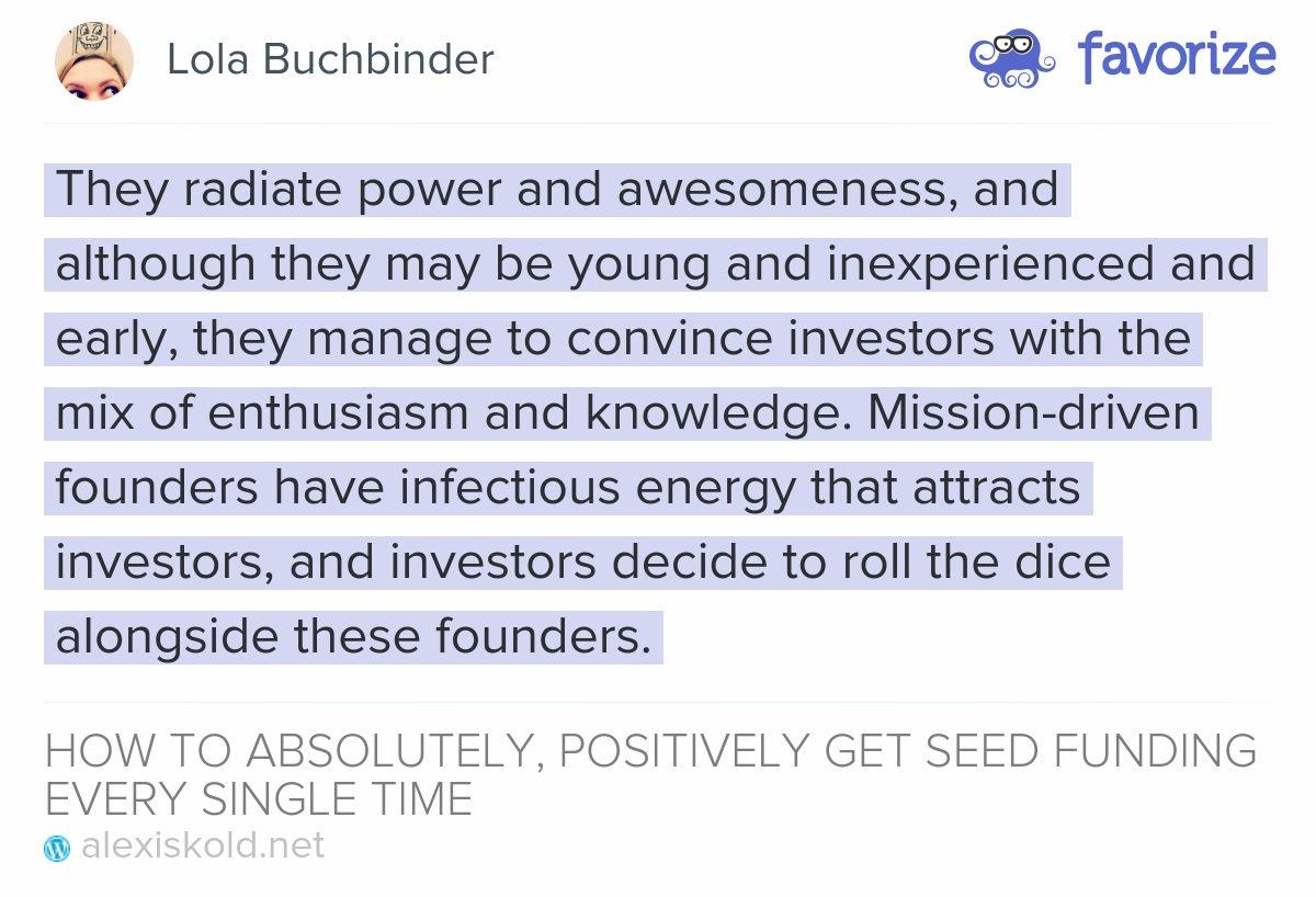 get_fancy's tweet photo. Thanks for the #wise words, @alexiskold. Time to get that #funding! #vc #startups https://t.co/Lontbdna8D https://t.co/tlfCYTwJFY