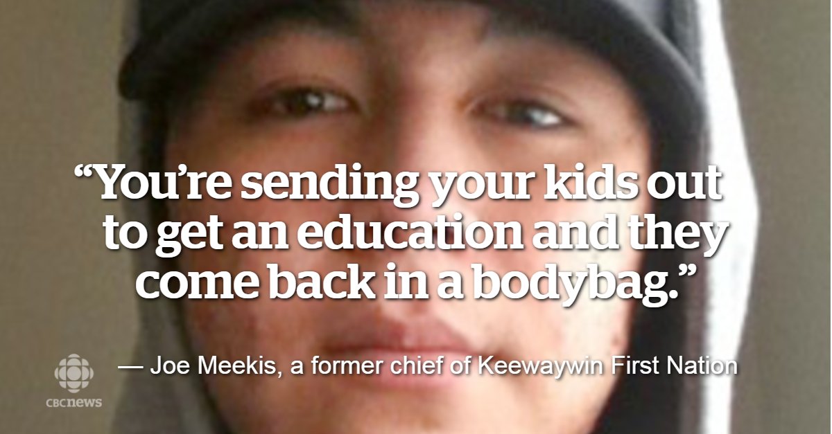 CBCNews's tweet image. Searching for answers in the deaths of seven First Nations teens in Thunder Bay cbcnews.ca/deepwater #deepwater