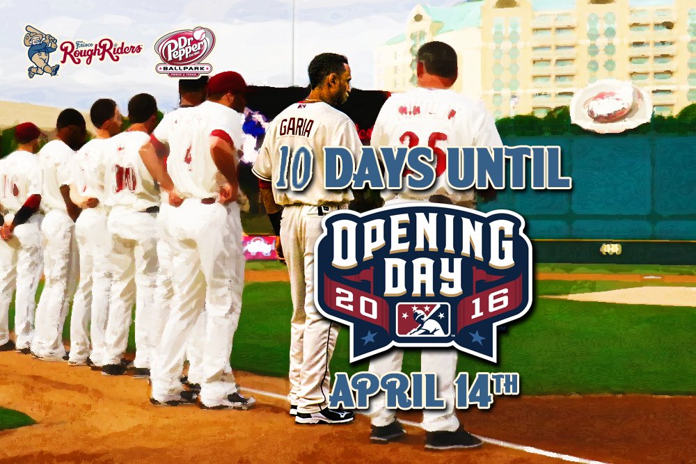 RidersBaseball's tweet image. 10 Days to #OpeningDay! Remember to look out for our #OpeningDayGiveaway starting tomorrow!